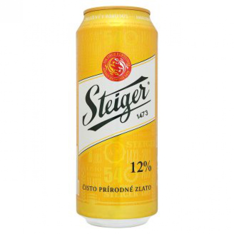 STEIGER 12% 0,5L PLECH. 12-PACK