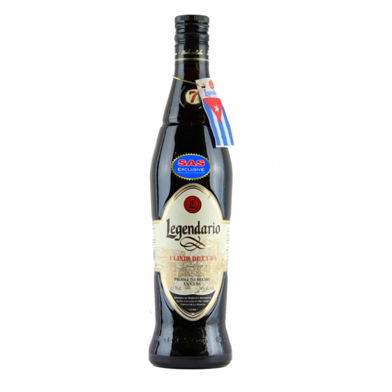 RUM LEGENDARIO ELIXIR 0,7L 34%