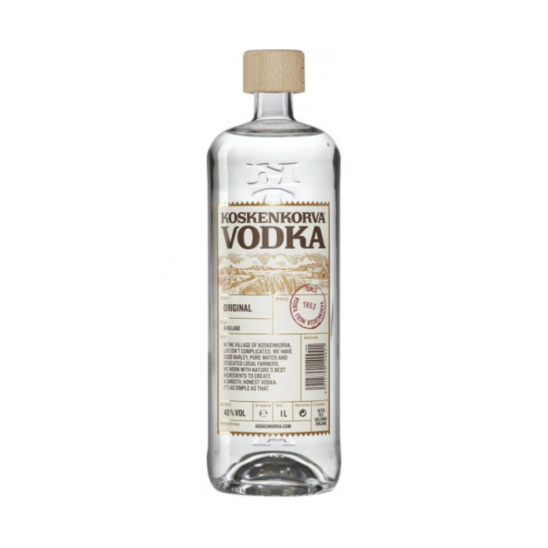 KOSKENKORVA VODKA 40% 1L