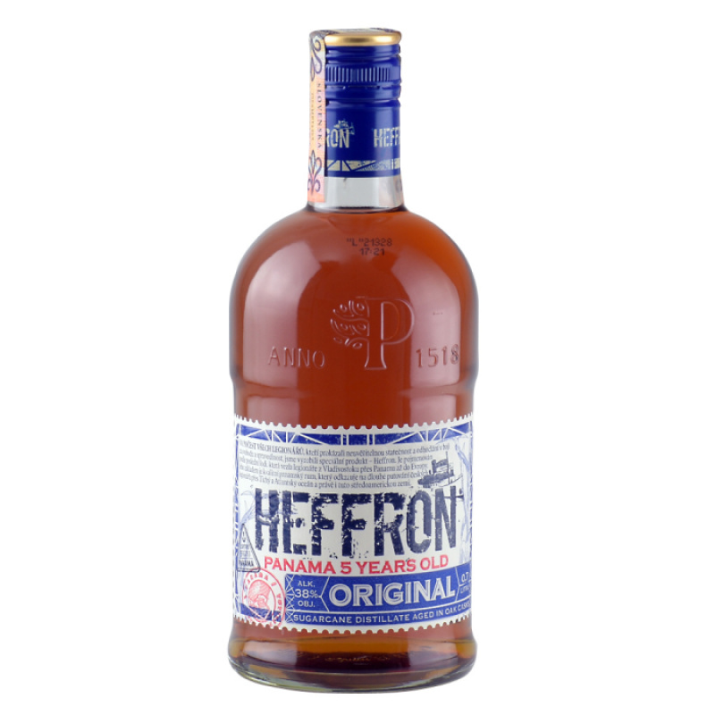RUM HEFFRON PANAMA 5YO 0,7L 38%